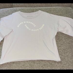 Grayson Threads More Kindness Crop Bohemian Graphic T-Shirt Size Medium